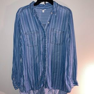 Sonoma Long Sleeve Button Down Shirt, size Medium
